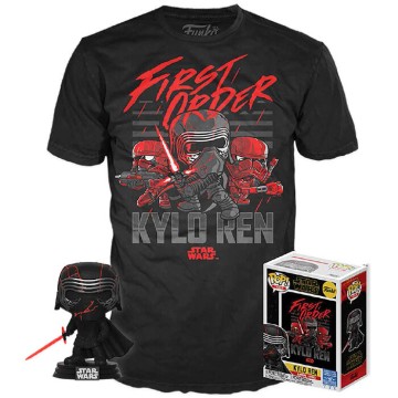 Set figura POP & Tee Star Wars Rise of Skywalker Kylo Ren