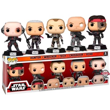 Set 5 figuras POP Star Wars Exclusive