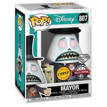 Figura POP Disney Pesadilla Antes de Navidad Mayor Chase Exclusive