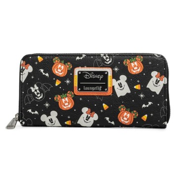 Cartera Spooky Halloween Mickey and Minnie Disney Loungefly