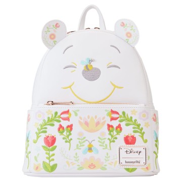 Mochila Folk Floral Winnie the Pooh Disney Loungefly 26cm