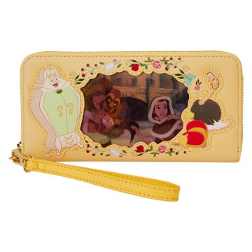 Cartera lenticular La Bella y la Bestia Disney Loungefly