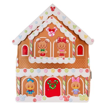 Mochila Gingerbread House Mickey &38 Friends Disney Loungefly 32cm