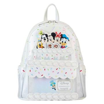 Mochila Anniversary Celebration Cake Disney 100 Loungefly 26cm