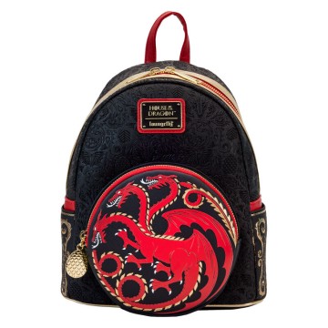 Mochila Targaryen La Casa del Dragon Juego de Tronos Loungefly 26cm