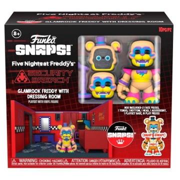 Funko Snaps! Five Night at Freddys Glamrock Freddy with Dressing Room