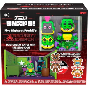 Figura Snaps! Five Night at Freddys Montgomery Gator with Dressing Room