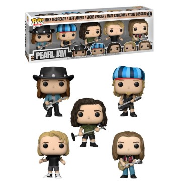 Set 5 figuras POP Pearl Jam