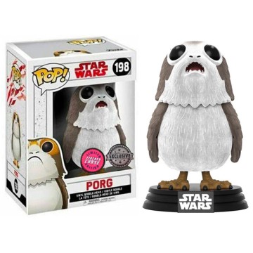 Figura POP Star Wars The Last Jedi Porg Flocked Exclusive Chase