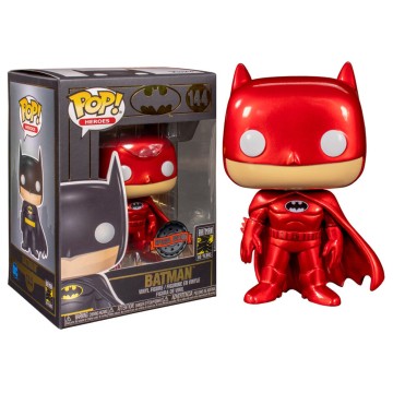 Figura POP DC Comics Batman Red Metallic Exclusive