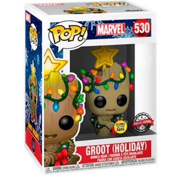 Figura POP Marvel POP Marvel Groot Holiday Christmas Exclusive