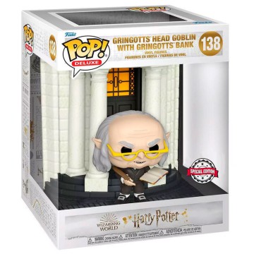 Figura POP Harry Potter Diagon Alley Gringotts Bank with Head Exclusive