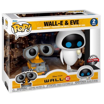 Set 2 figuras POP Disney Wall-E - Wall-E & Bulb Eve Exclusive