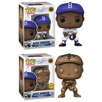 Pack 6 figuras POP Dodgers Jackie Robinson 5 + 1 chase