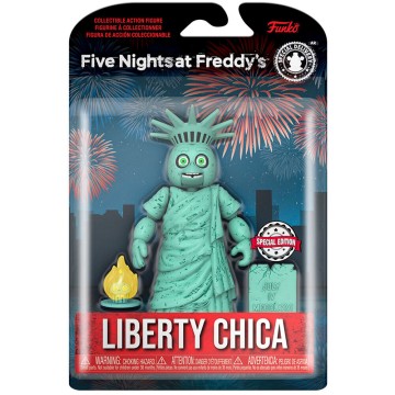 Figura Action Five Nights at Freddys Liberty Chica Exclusive