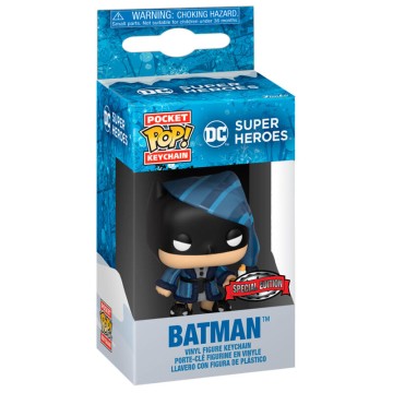 Llavero Pocket POP DC Comics Holiday Batman Exclusive