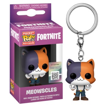 Llavero Pocket POP Fortnite Meowscles