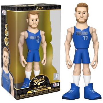 Figura Vinyl Gold NBA Mavericks Luka Doncic 30cm