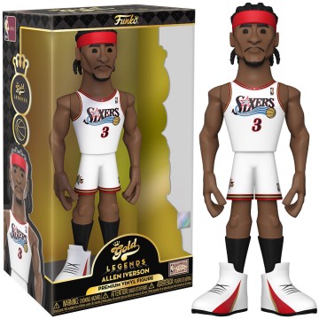 Figura vinyl Gold NBA 76ers Allen Iverson 30cm