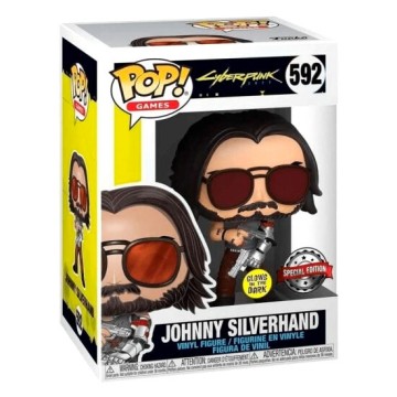 Funko POP Cyberpunk 2077 Johnny Silverhand with Gun Exclusive