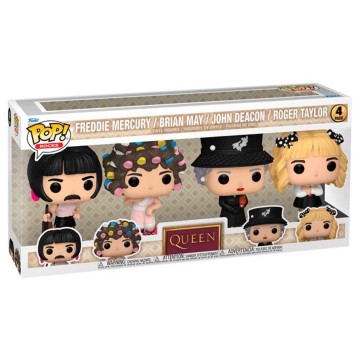 Blister 4 figuras POP Rocks Queen I Want to Break Free