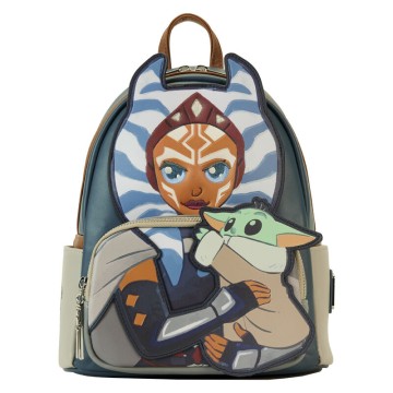 Mochila Ahsoka &38 Grogu the Mandalorian Star Wars Loungefly 26cm