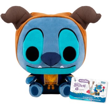 Peluche Stitch as Beast Disney 17,5cm