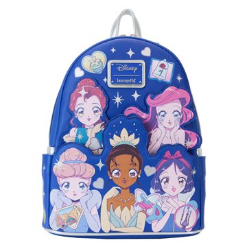 Mochila Manga Style Princesas Disney Loungefly 26cm