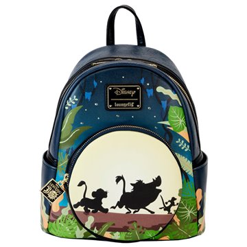 Mochila 30th Anniversary Hakuna Matata Rey Leon Disney Loungefly 26cm