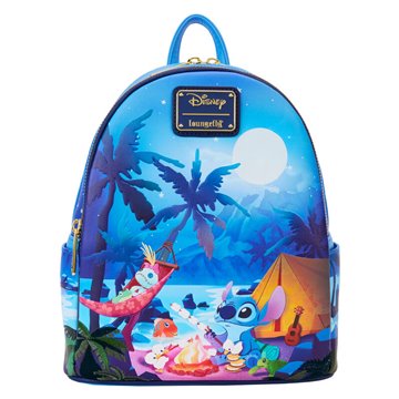 Mochila Camping Cuties Stitch Disney Loungefly 26cm