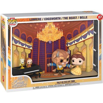 Figura POP Moment Deluxe Disney La Bella y La Bestia Tale as Old as Time