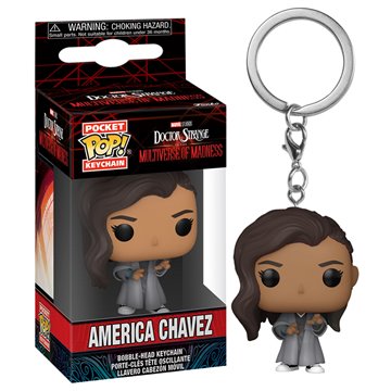 Llavero Pocket POP Marvel Doctor Strange America Chavez