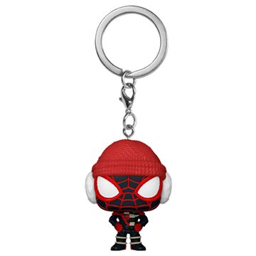 Llavero Pocket POP Marvel Spiderman Miles Morales Winter Miles