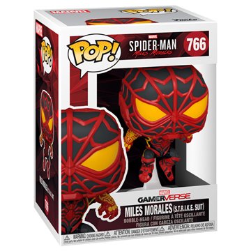 Figura POP Marvel Spiderman Miles Morales S.T.R.I.K.E. Suit