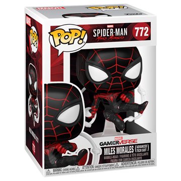 Figura POP Marvel Spiderman Miles Morales Advanced Tech Suit