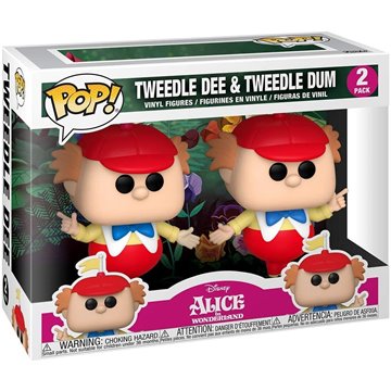 Blister 2 figuras POP Disney Alicia en el Pais de las Maravillas Tweedle Dee and Dum