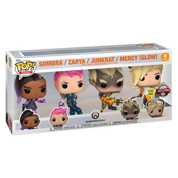 Blister 4 figuras POP Overwatch Exclusive