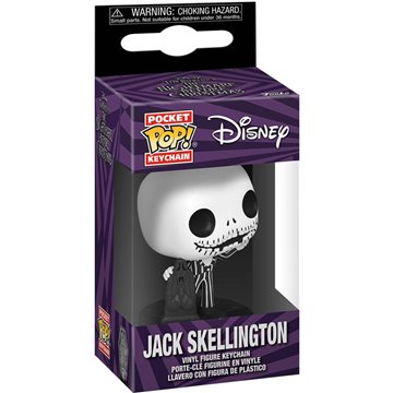 Llavero Pocket POP Disney Pesadilla Antes de Navidad 30th Anniversary Jack Skellington