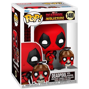 Figura POP Marvel Deadpool & Wolverine Deadpool with Headpool