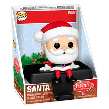 Figura POP Edge-Sitter Rudolph The Red-Nosed Reindeer Santa Claus