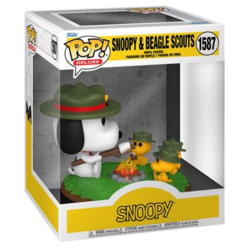 Figura POP Deluxe Peanuts Snoopy & Beable Scouts