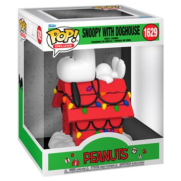 Figura POP Deluxe Peanuts Snoopy with Doghouse