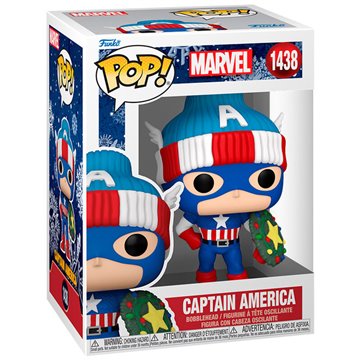 Figura POP Marvel Capitan America Holiday