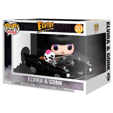 Figura POP Rides Deluxe Elvira Mistress of the Dark Elvira &38 Gonk