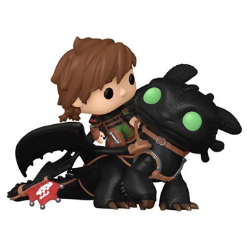 Figura POP Rides Deluxe Como Entrenar a tu Dragon 2 Hiccup with Toothless