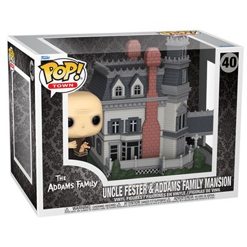 Figura POP Town The Addams Family Uncle Fester & Addams Family Mansion