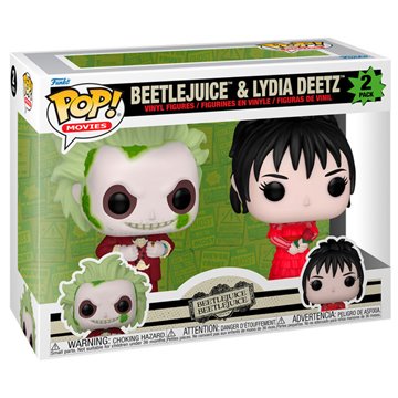 Blister 2 figuras POP Beetlejuice 2 - Beetlejuice &38 Lydia Deetz