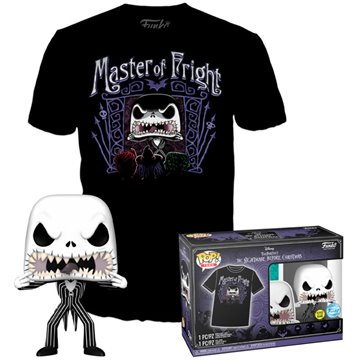 Set figura POP & Tee Disney Pesadilla Antes de Navidad Jack Skellington Exclusive