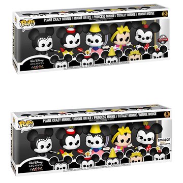 Blister 5 figuras POP Disney Minnie Mouse Exclusive