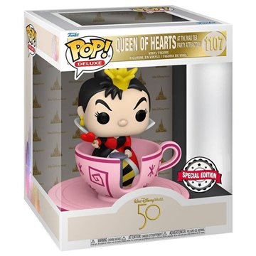 Figura POP Walt Disney World 50th Queen of Hearts at mad tea party Exclusive